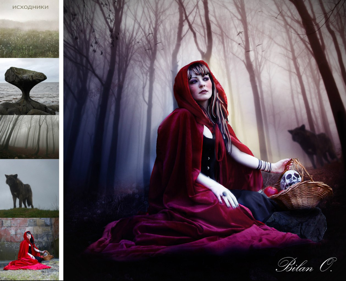 работа автора в фотошопе 