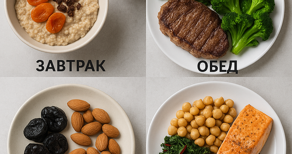 Топ-10 продуктов, богатых железом, которые реально помогают поднять его уровень в крови