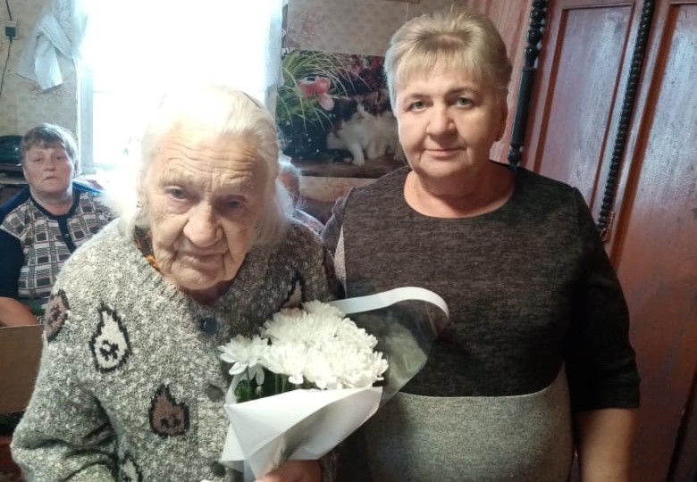 95-летие отметила жительница Невельского района Любовь Довгиленкова