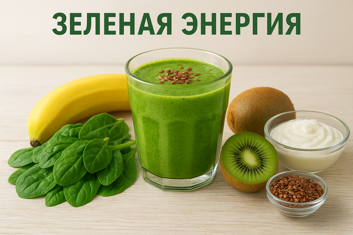 Смузи "Зелёная энергия"