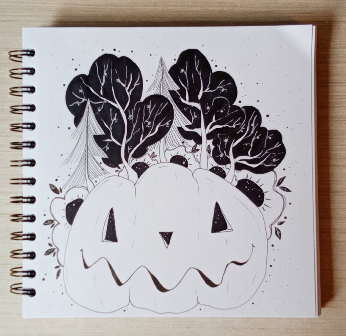 Инктобер 2025 - мрачный 