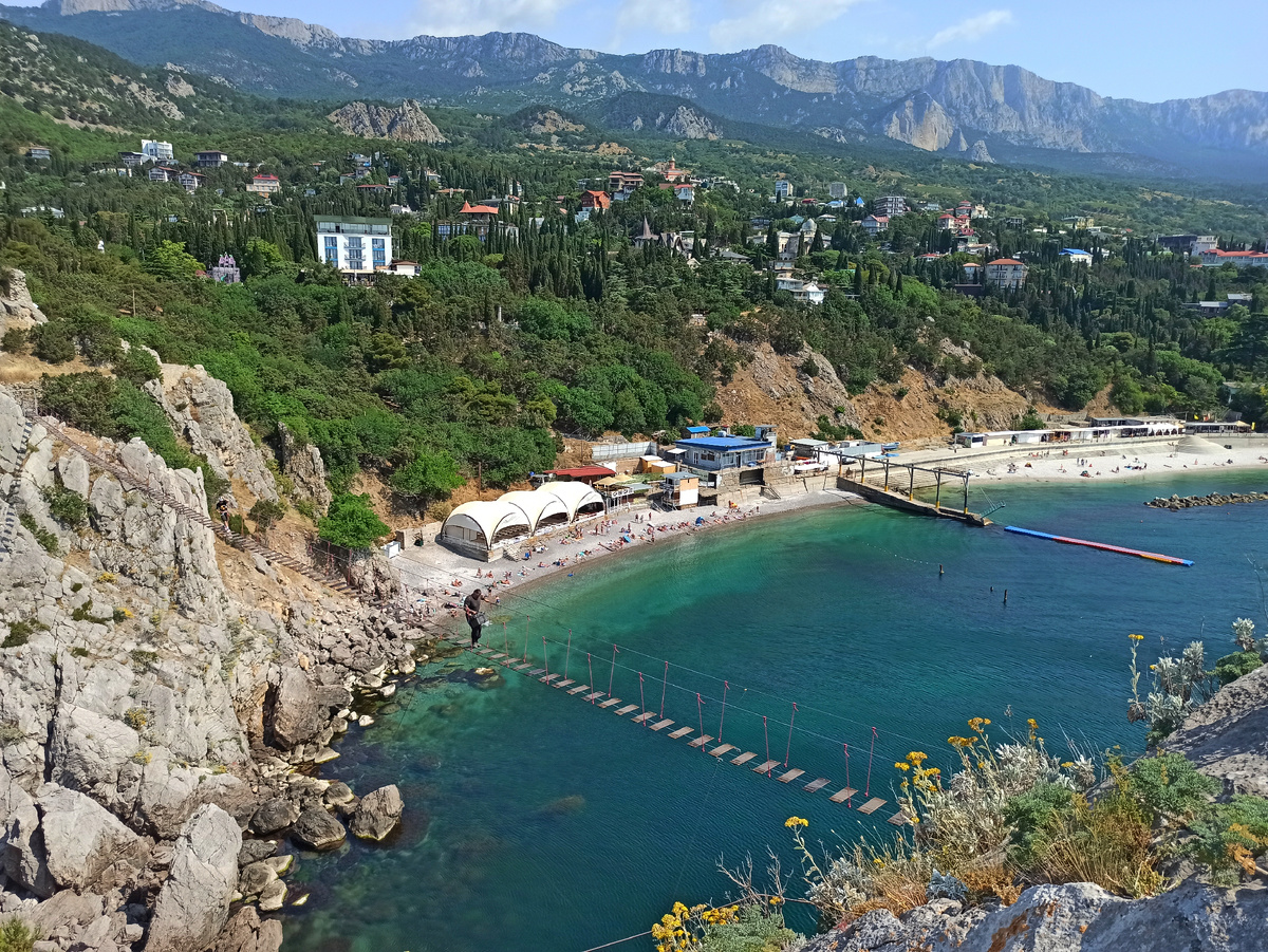 Симеиз со скалы Дива.