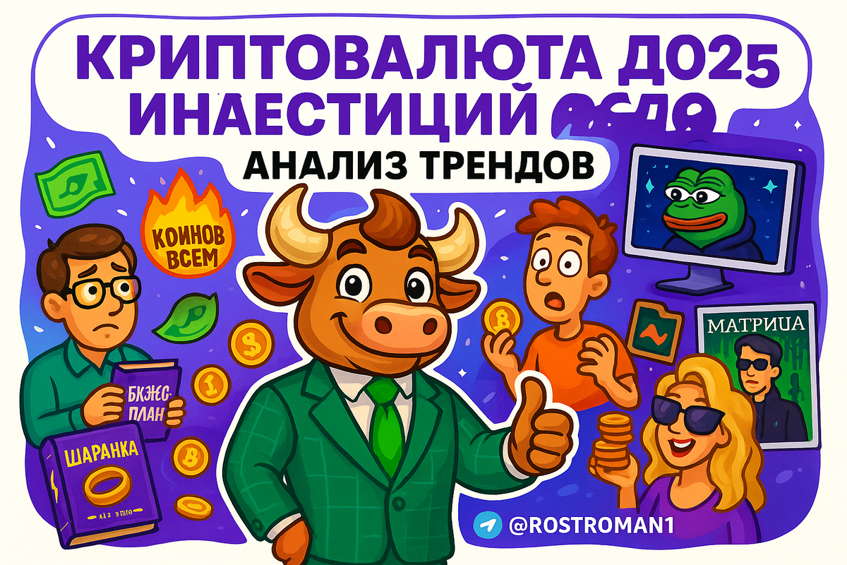    Криптовалюта для инвестиций 2025: 7 ловушек, о которых жалеют 93% трейдеров РоСТ | Роман о Системном Трейдинге