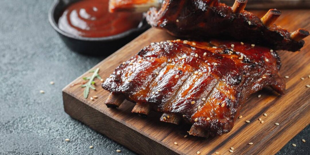 Рецепт свиных ребер в соусе терияки