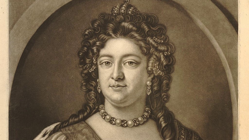 Гравированный портрет Анны Иоанновны, 1734 год