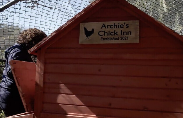 "Курятник Арчи"в поместье Герцогов Сассекских в Монтесито. 