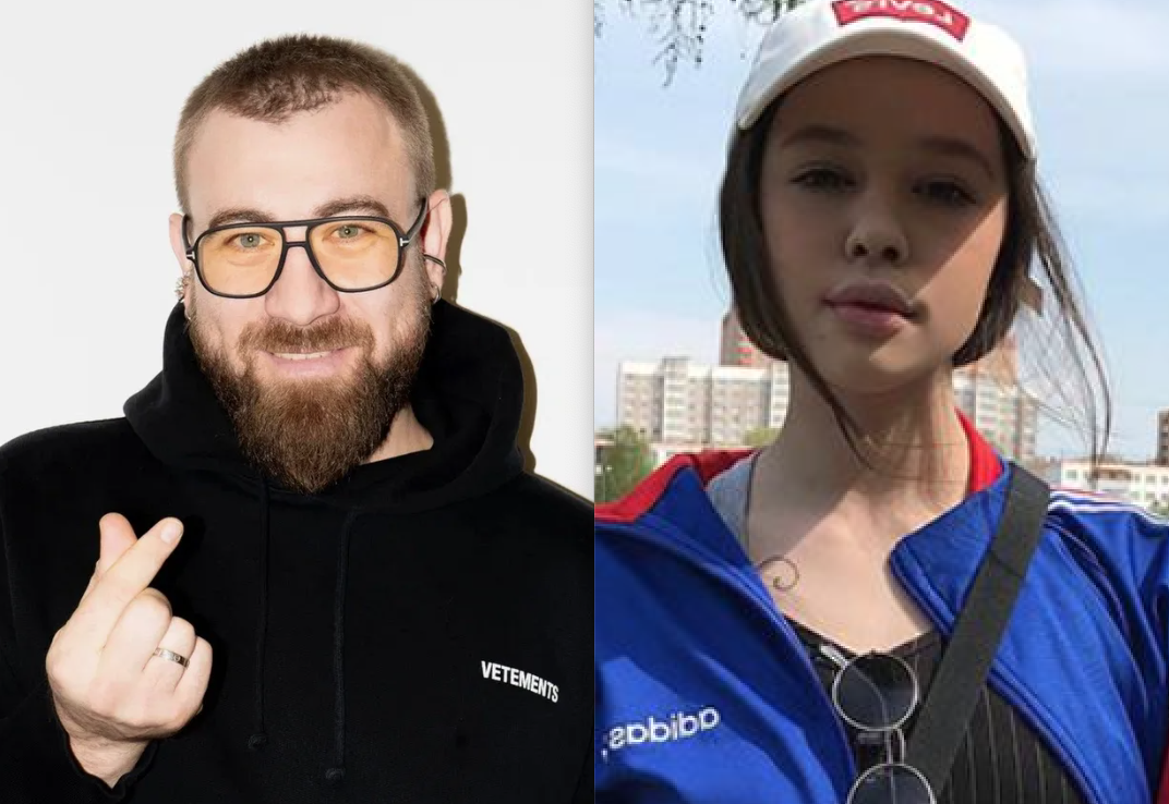 Овечкин и Зотеева (Инстасамка) коллаж автора 