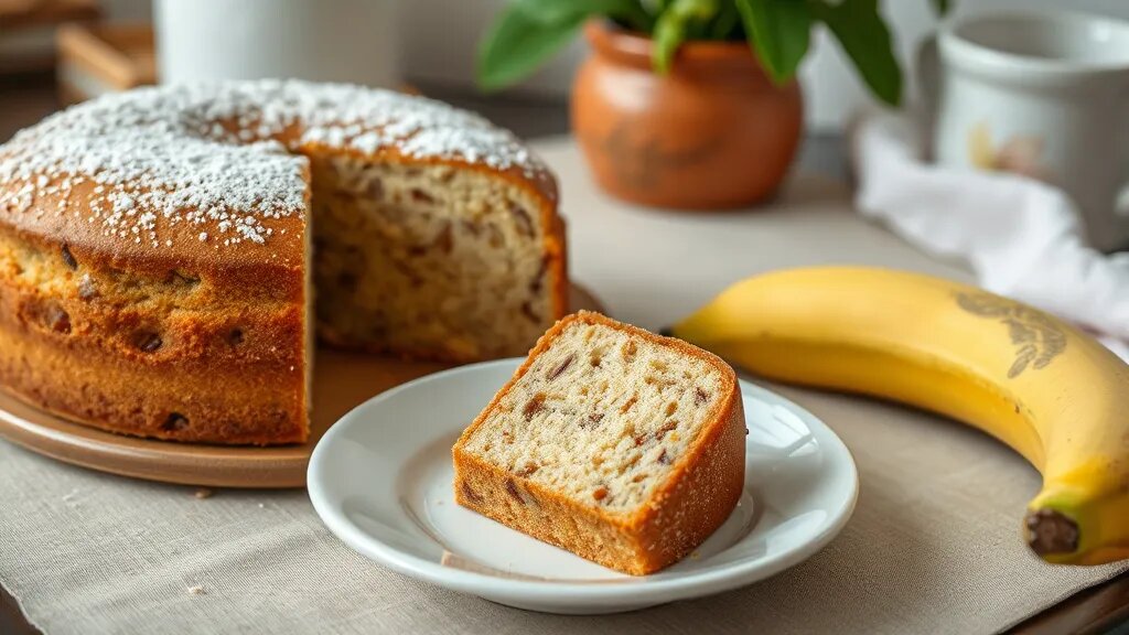 Банановый пирог классический