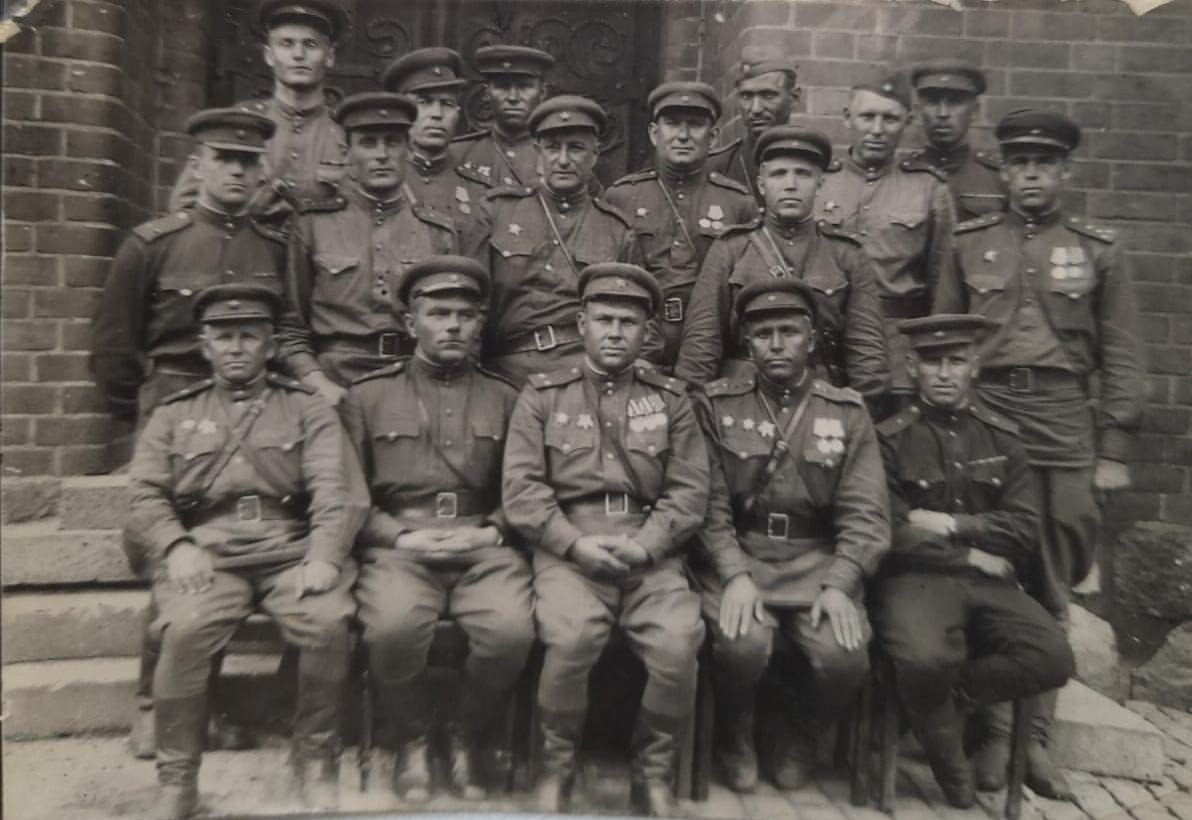 офицерский состав дивизии. Май 1945 год