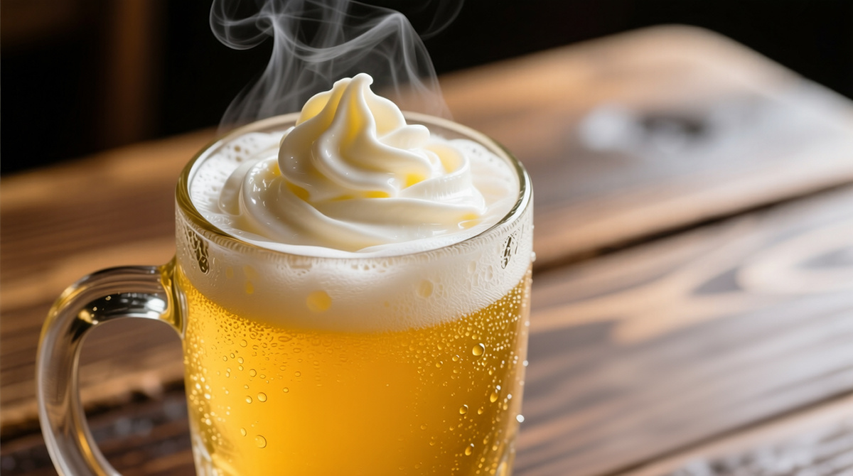 Пиво со сметаной