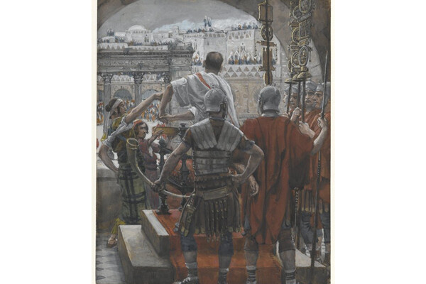    Картина «Пилат умывает руки», Джеймс Тиссо / Brooklyn Museum