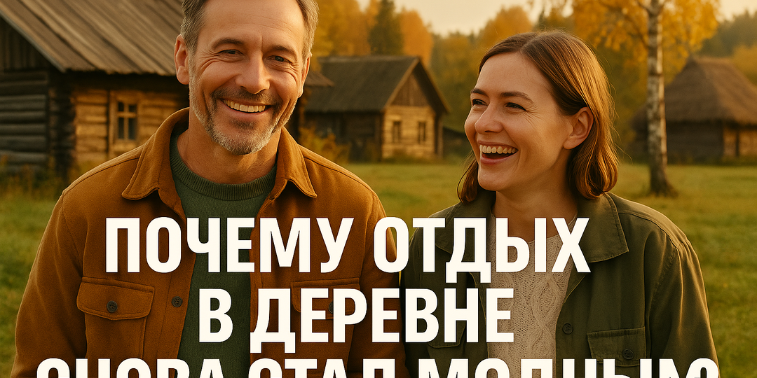 Почему отдых в деревне снова стал модным?