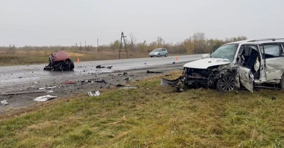    ДТП на трассе А-322, Барнаул. Источник: Госавтоинспекция Алтайского края