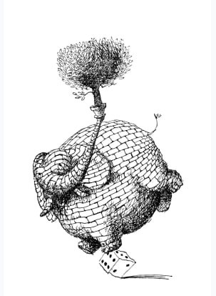 Иллюстрация для книги Якова Зельдовича «Драма идей в познании природы (частицы, поля, заряды)».