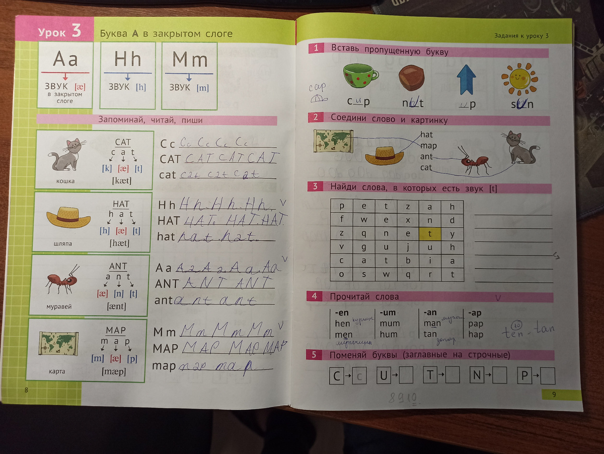 Обычная структура урока.