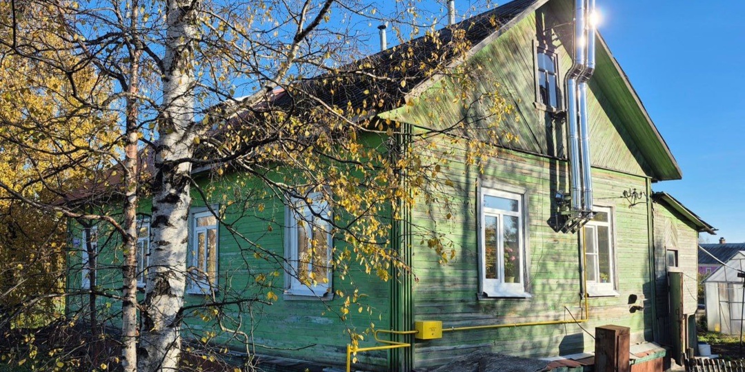 В Зеленом Бору начали подключать частные дома к природному газу