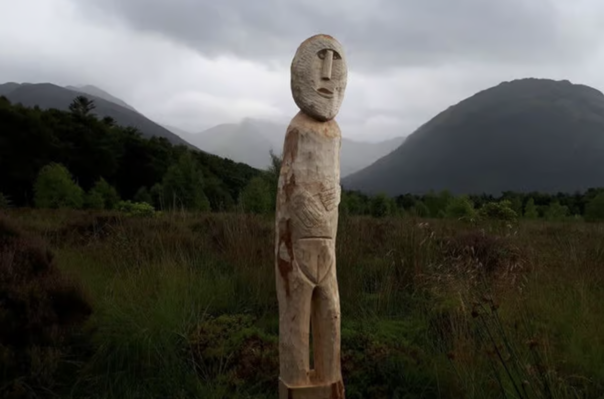 Реконструкция богини Баллачули. https://www.scotsman.com