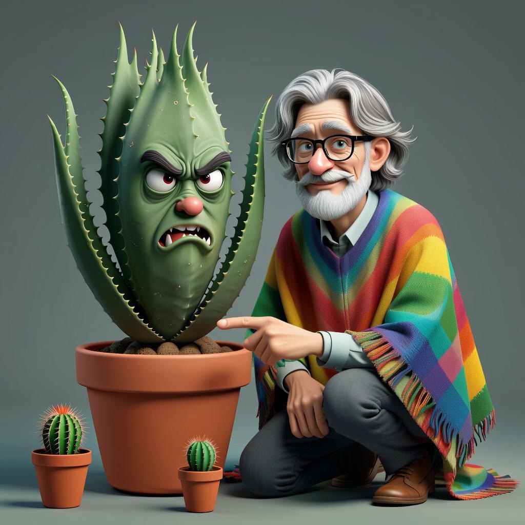 – Сеньор Агавес терпеть не может, когда его называют кактусом! Это же верх неуважения!