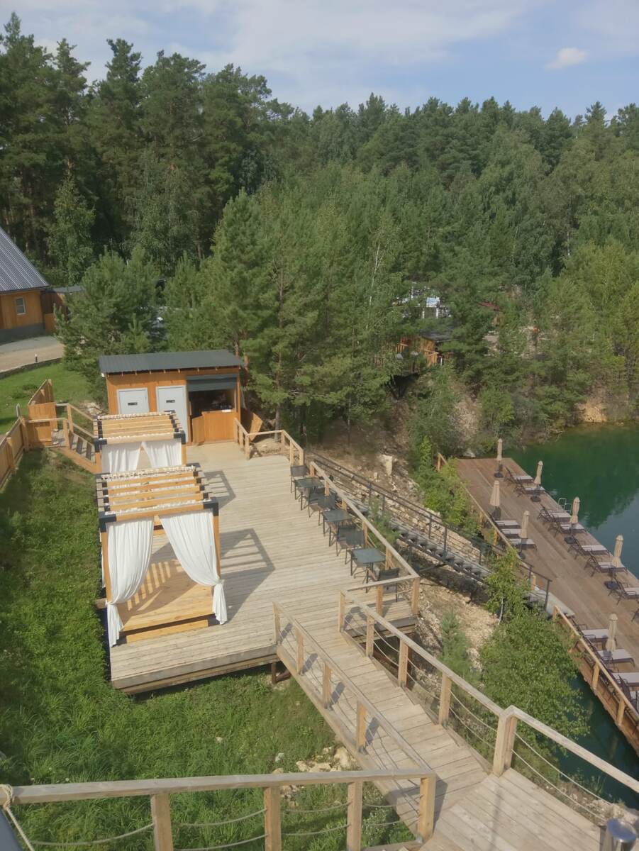 Платный пляж.