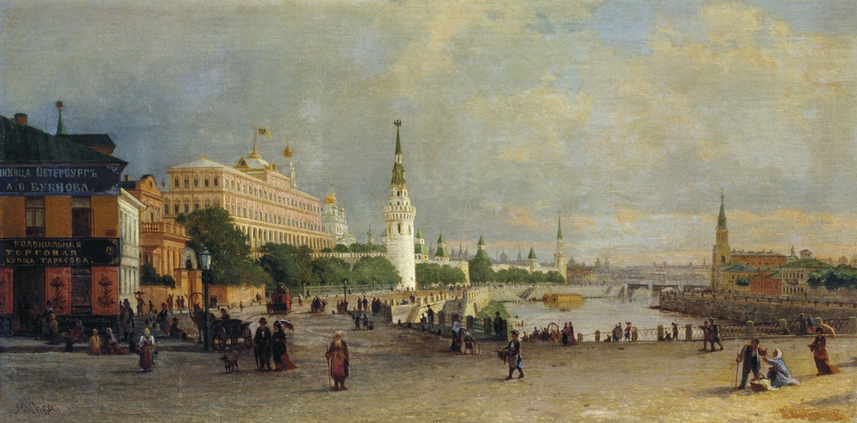 П.Верещагин "Вид Московского Кремля" 1879 