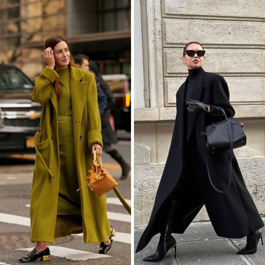 Пальто в пол