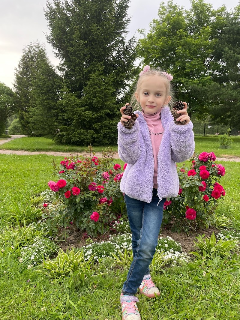 Атмосфера в парке, везде цветы