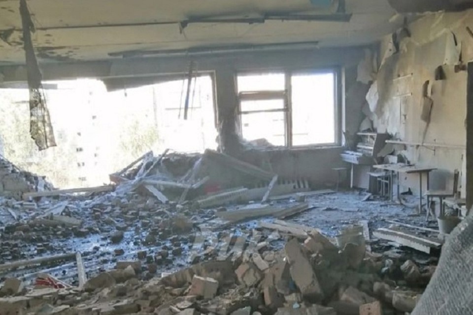    Последствия украинской вооруженной агрессии. Фото: ТГ/Приходько