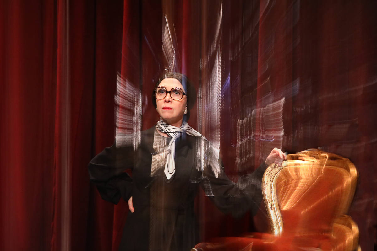 Светлана Галкина в спектакле "Мастер-класс", 2025 г. Фото автора.