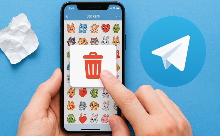    Удаляем стикеры из Telegram на Android