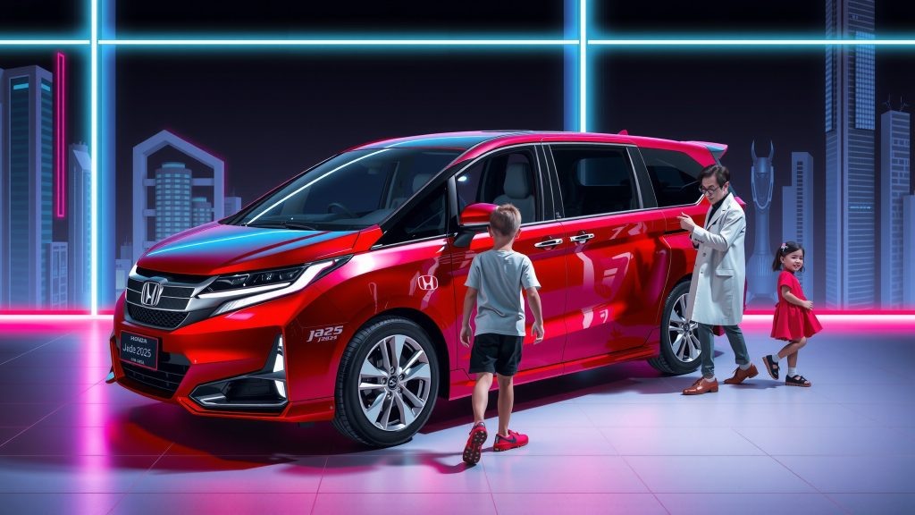    Honda Jade 2025: Почему низкий минивэн популярен у стильных семей