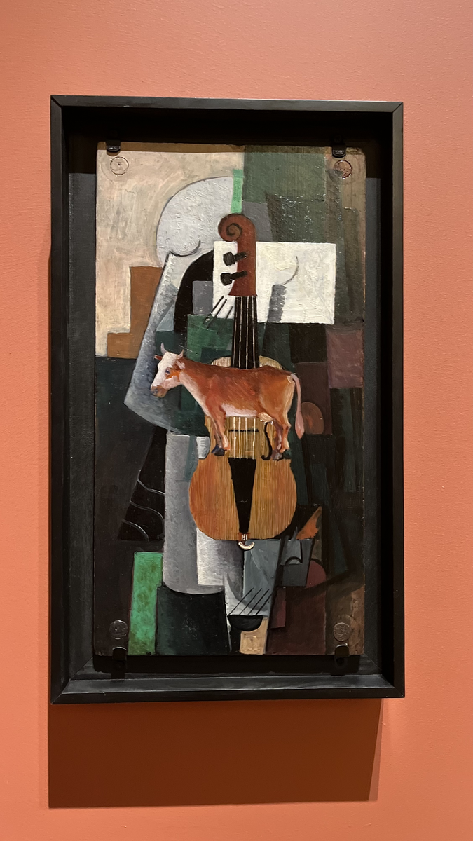 «Корова и скрипка» Казимир Малевич (1913 г.)