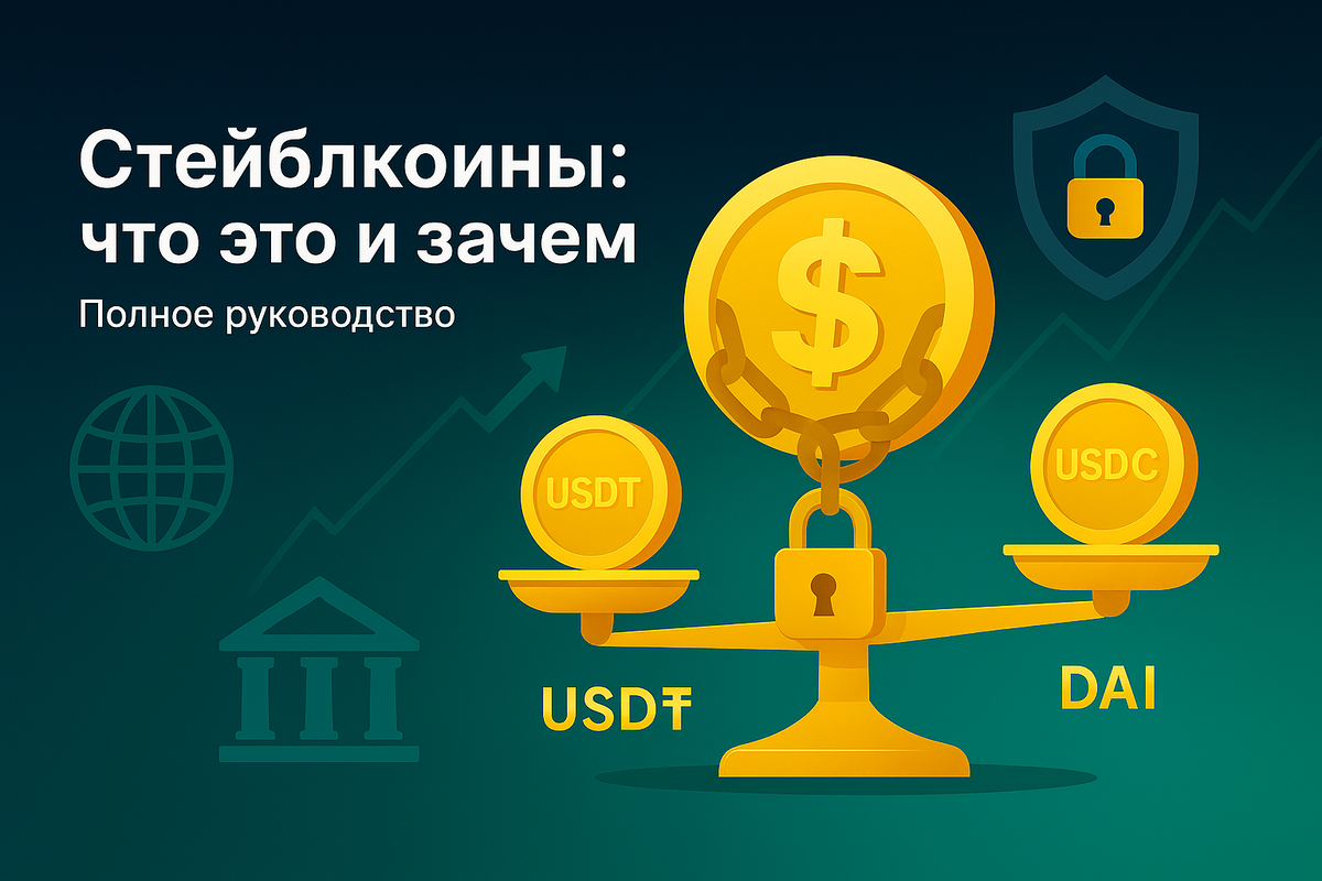 Что такое стейблкоины и зачем они нужны: полное руководство по стабильным криптовалютам 