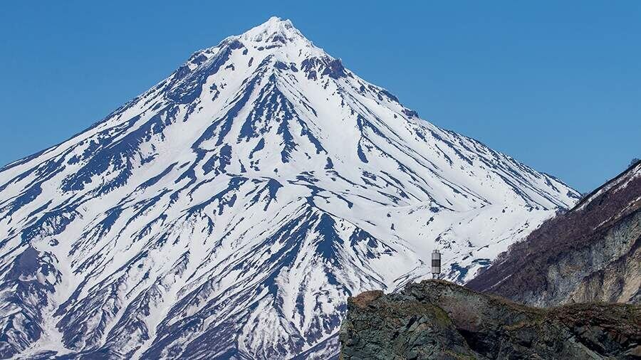   Вид на Вилючинский вулкан.   фото: картнки яндекс.   