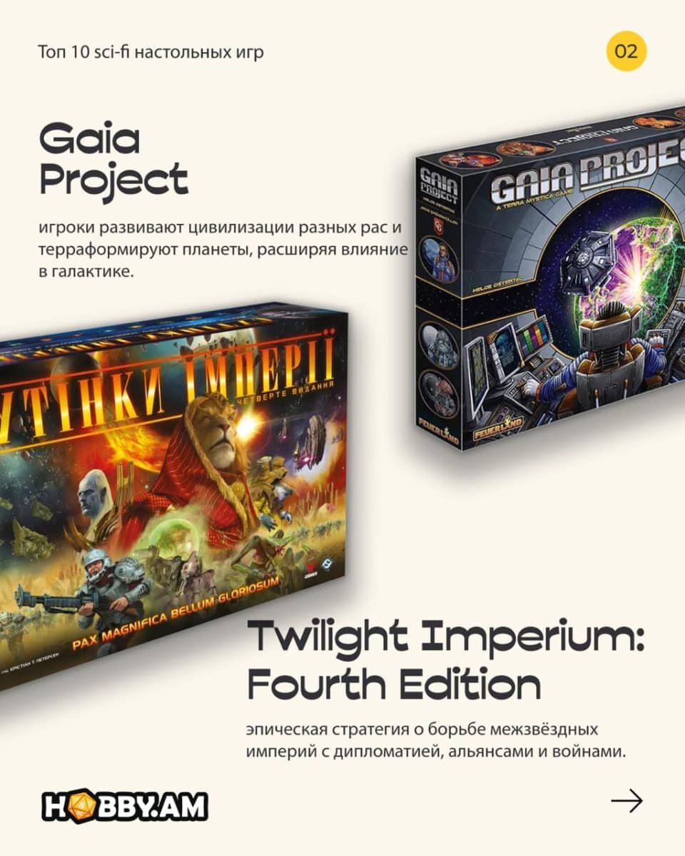    Настольные игры Sci‑Fi / © Hobby.am