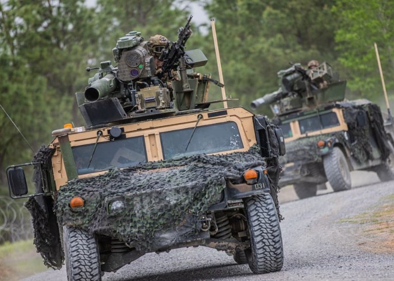 Десантники армии США из 2-й боевой группы бригады.