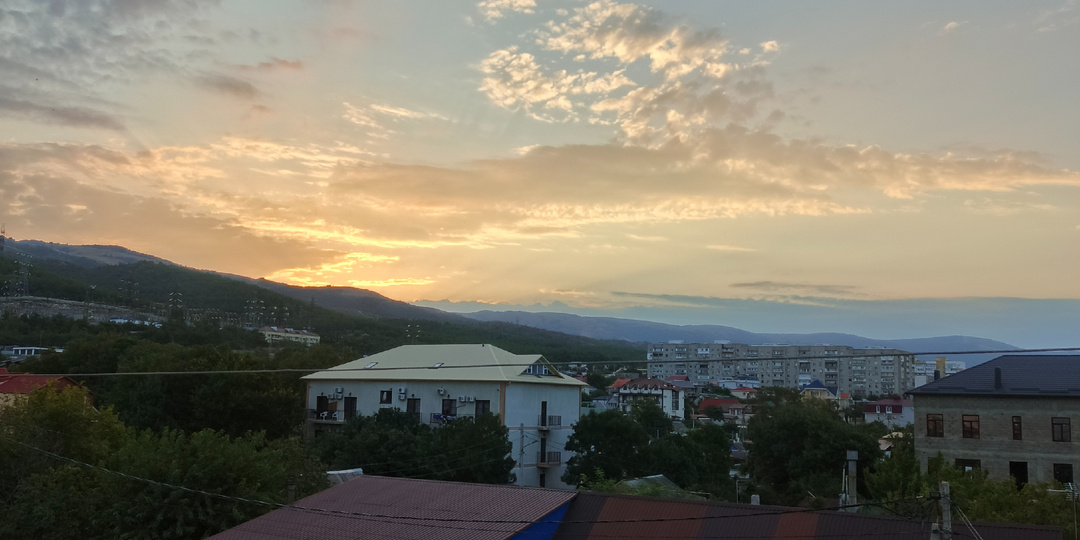 Отдых в Кабардинке. День 5 - заключительный. Рассвет. Август 2025г.