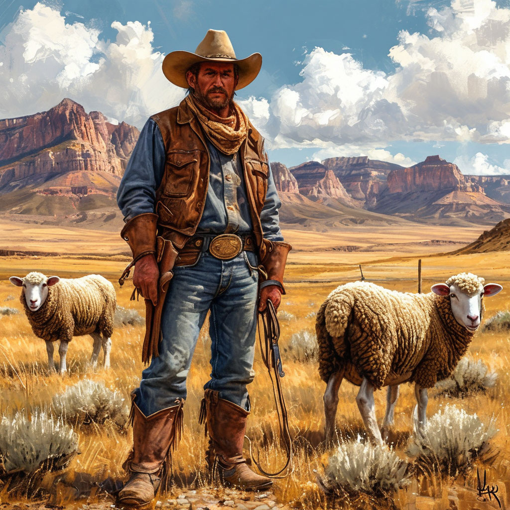 Овечье ранчо.