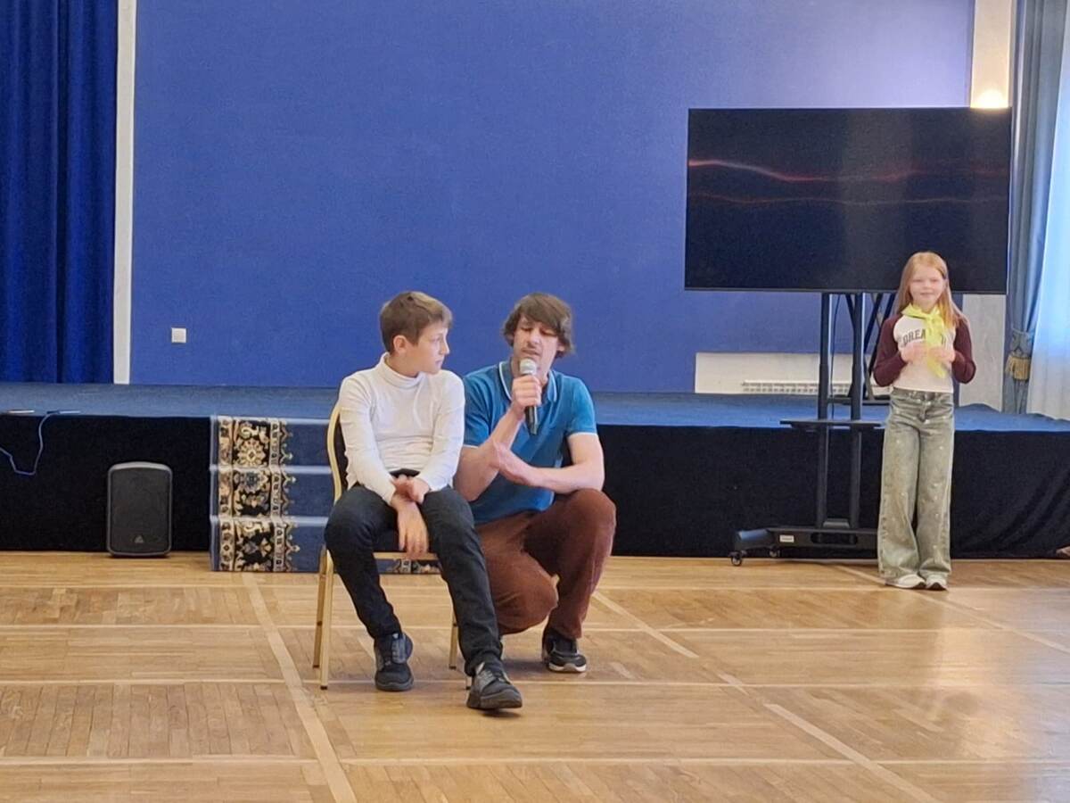 Для Миши подобные занятия не в новинку 