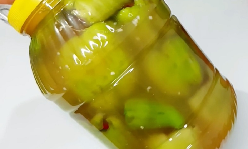 Болгарский перец по-турецки: яркая закуска без варки и стерилизации