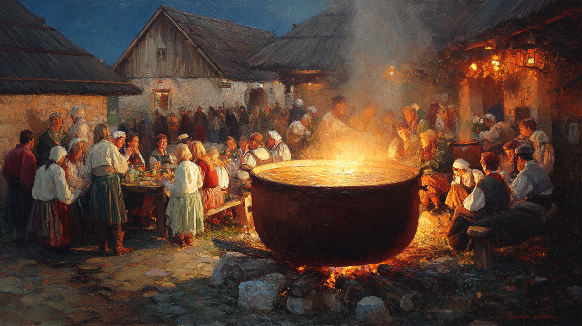 Чобанац на костре в Хорватии