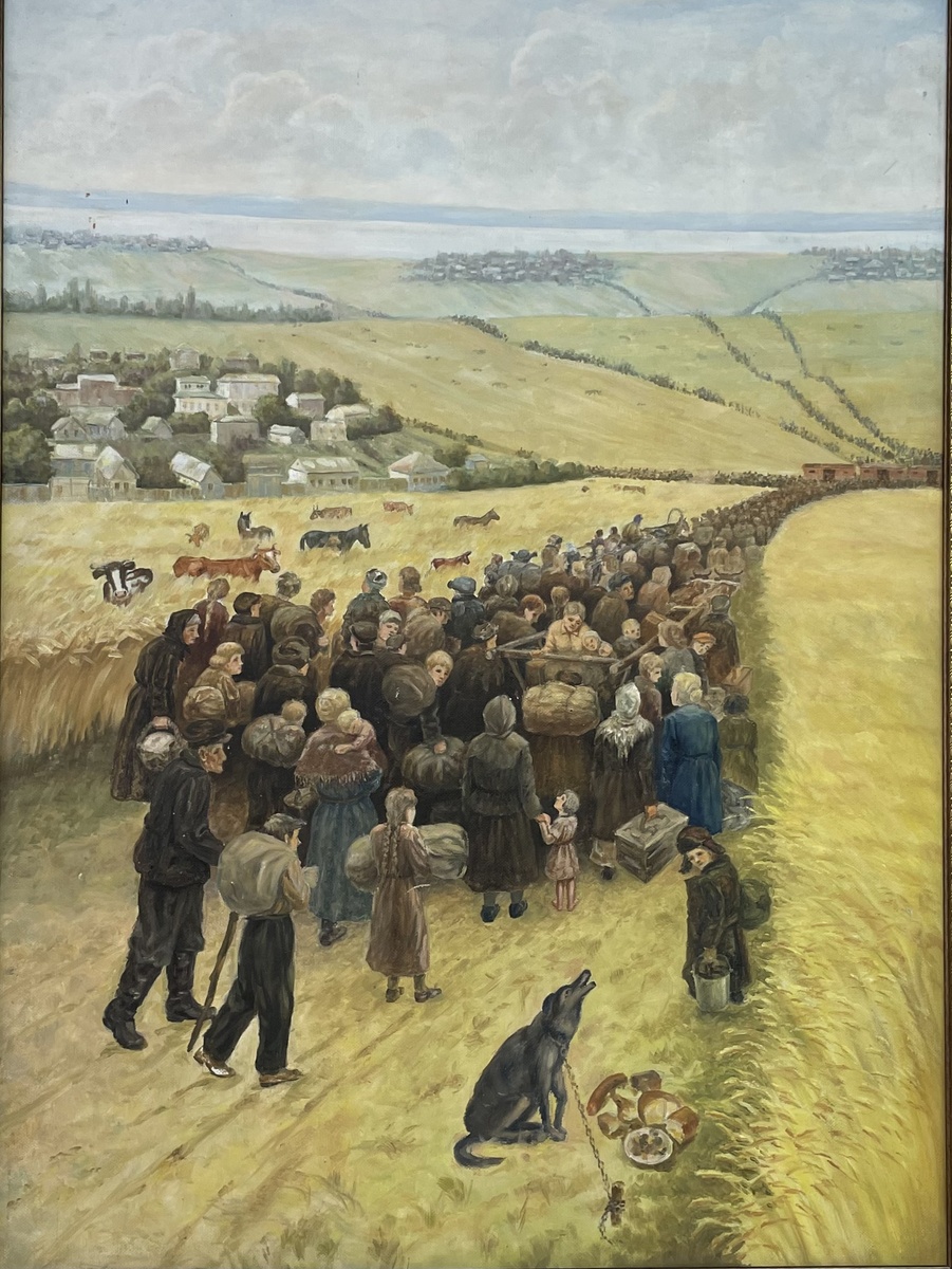 Картина Ворнсбехера АК Дорога в Сибирь