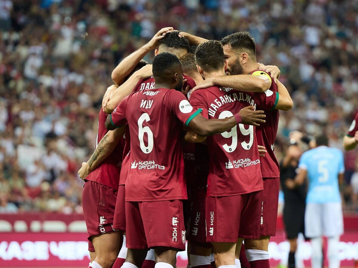    Футболисты "Рубина"© Фото : соцсети "ФК Рубин"