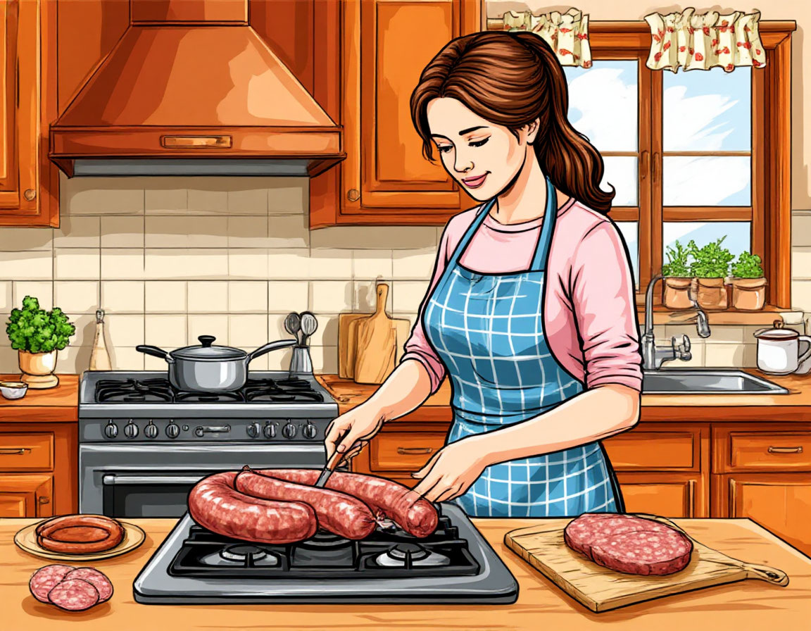 Эта статья посвящена искусству приготовления домашней колбасы и представляет собой подробное руководство по созданию девяти видов колбасы в домашних условиях. Автор делится профессиональными секретами и проверенными рецептами, вдохновляя читателей создать настоящий шедевр своими руками. Рассматриваемые виды включают классическую домашнюю сардельку, нежные домашние сосиски, варёнокопчёную колбасу с ароматом дыма, экономичную ливерную колбасу, краковские колбаски для жарки, суджук домашнего изготовления, итальянскую сальсиччу фреску, кровянку и баварскую белую колбасу. Особое внимание уделено выбору ингредиентов, технике обработки мяса и процессу приготовления каждого вида продукта. Статья предназначена для тех, кто ценит высокое качество продуктов питания, стремится контролировать состав пищи и хочет насладиться настоящим вкусом настоящей домашней колбасы.