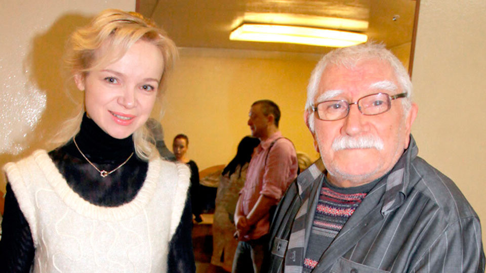 Армен Джигарханян и Виталина Цымбалюк-Романовская