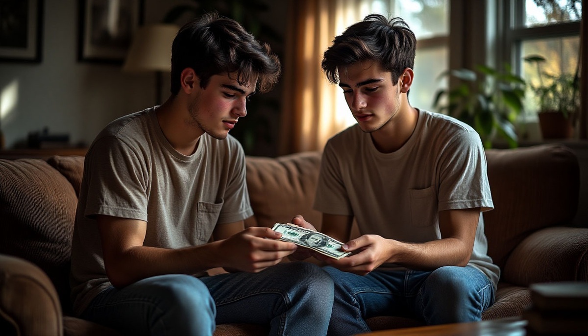 дал в долг денег