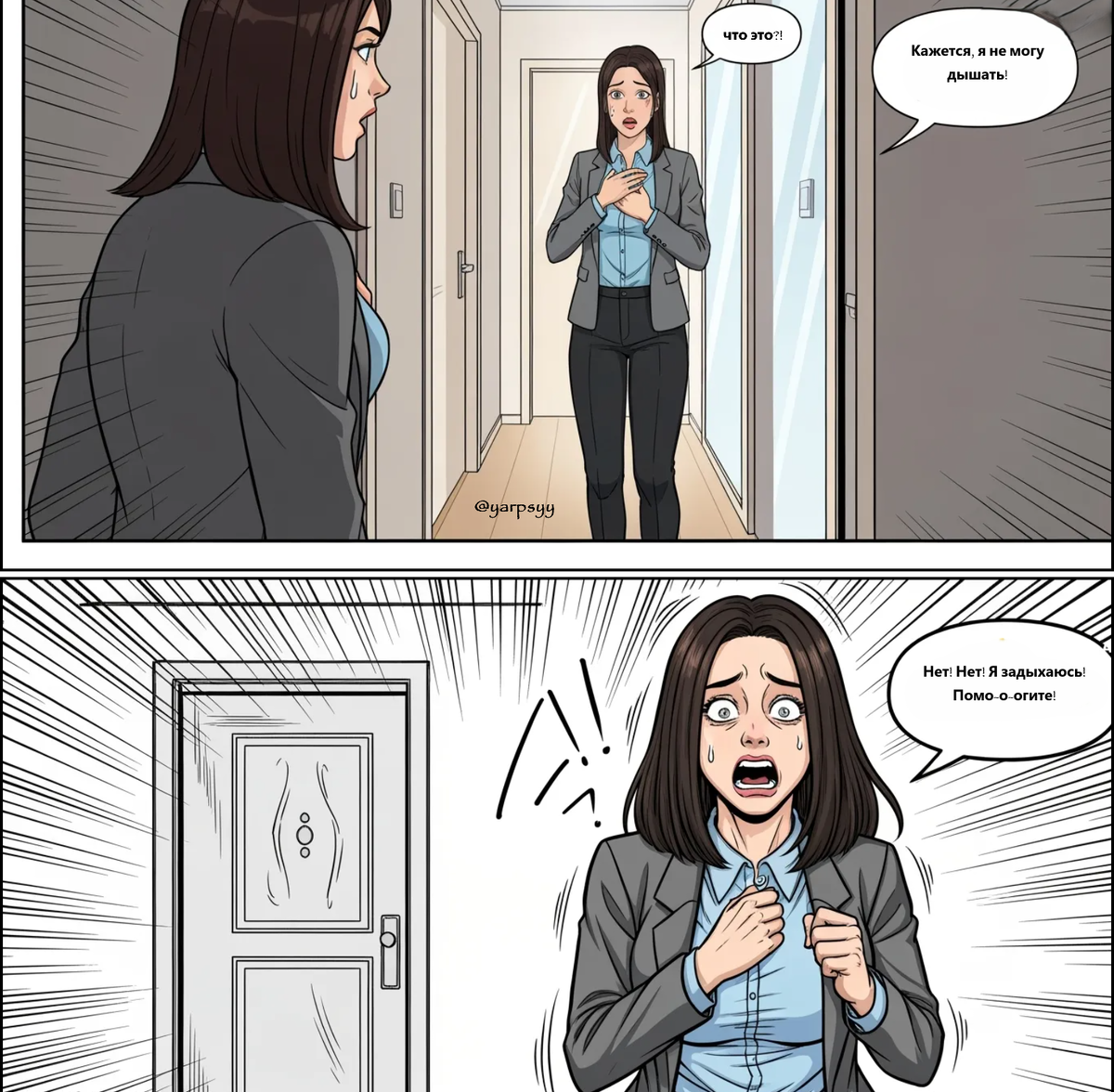 Ты когда-нибудь чувствовал, что не можешь вдохнуть, хотя физически всё в порядке?