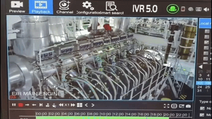 Рисунок 14. Выброс шпильки из канала в результате разрушения.