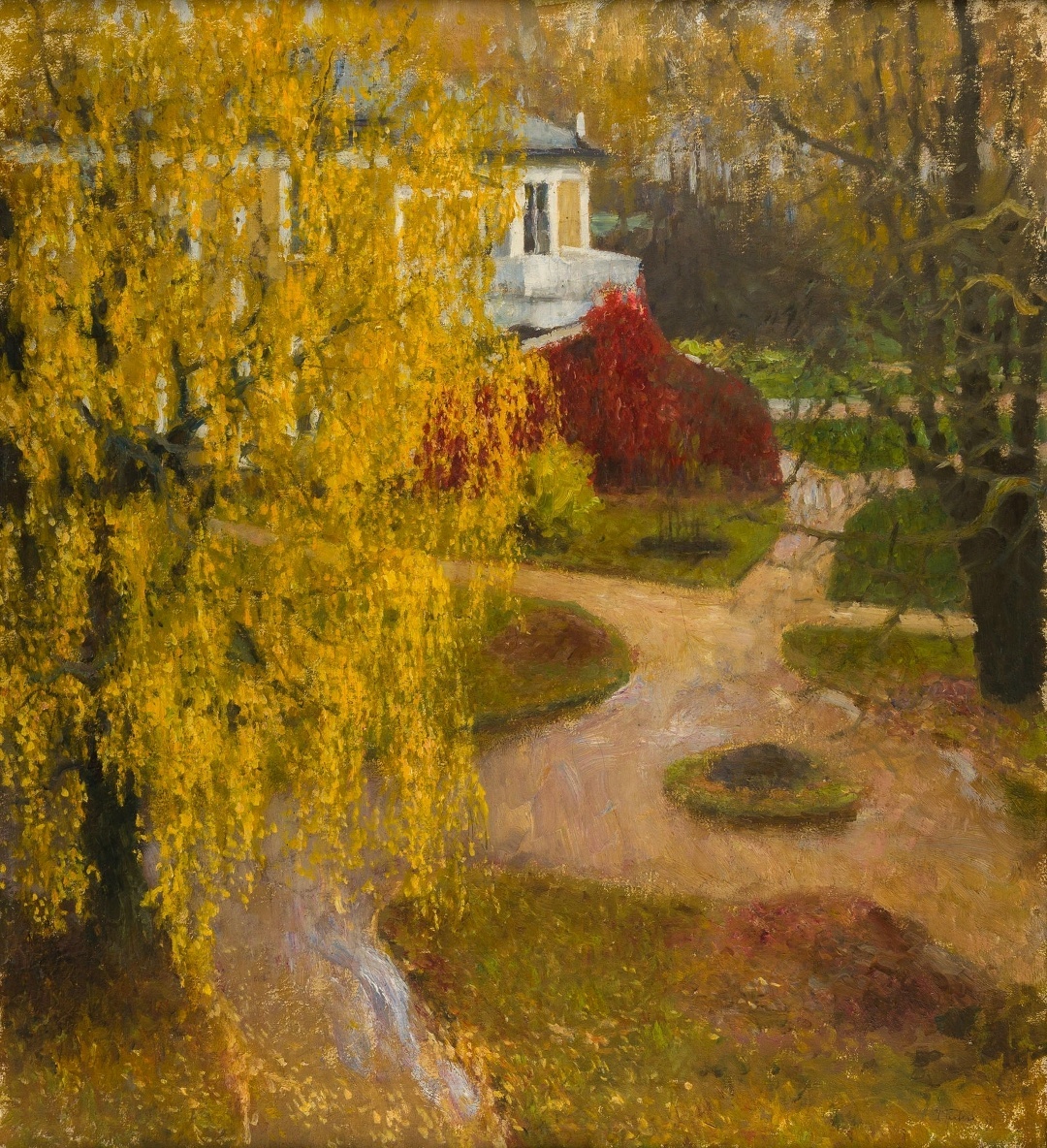 Игорь Эммануилович Грабарь (1871−1960) «Золотые листья» (1901)