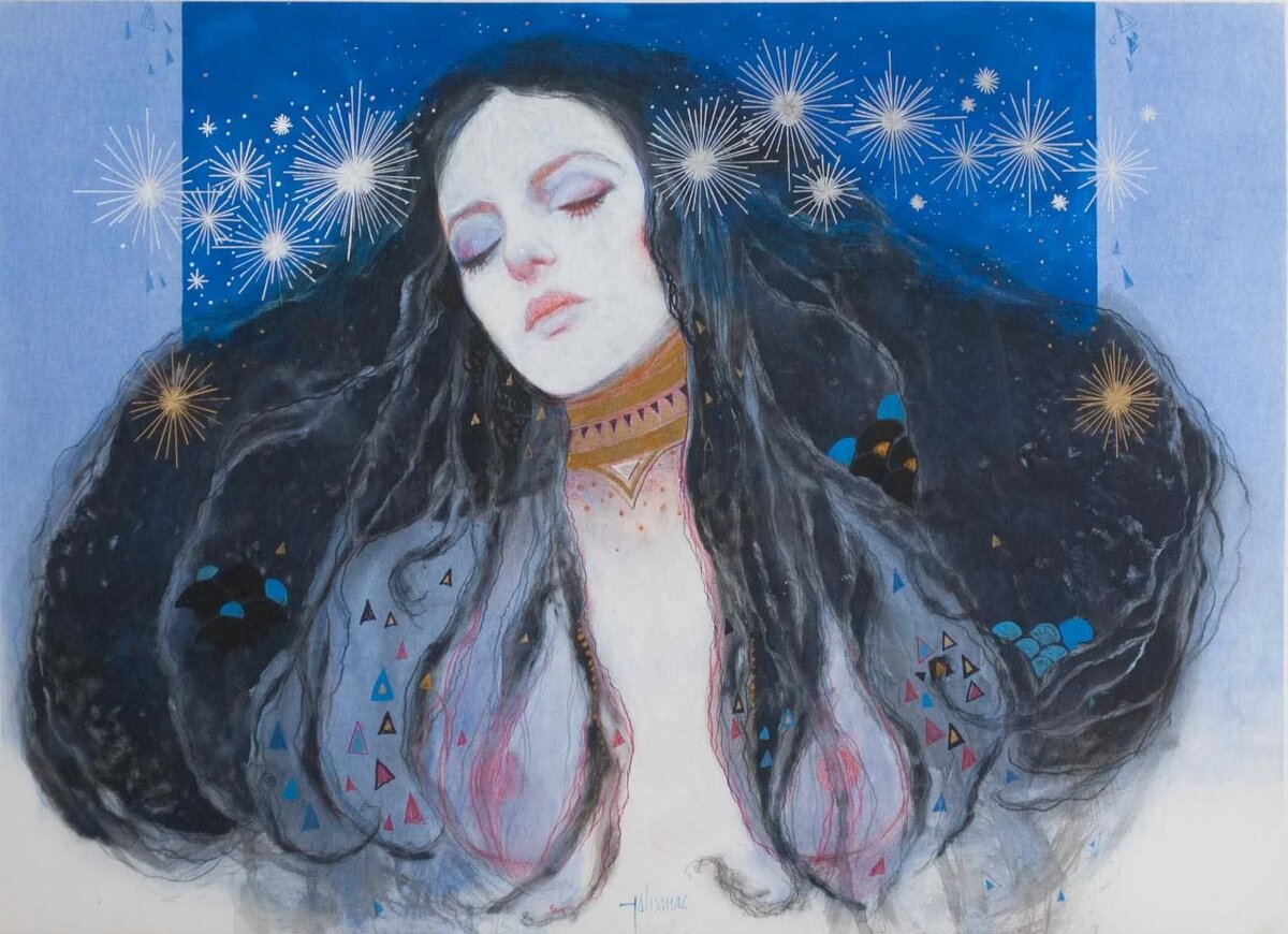 Феликс Мас, "Девушка с закрытыми глазами"