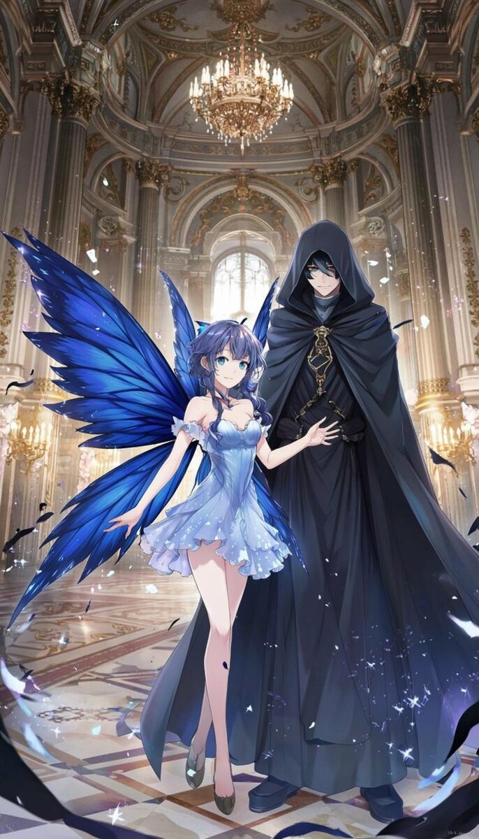 Тёмный жнец и тёмная фея